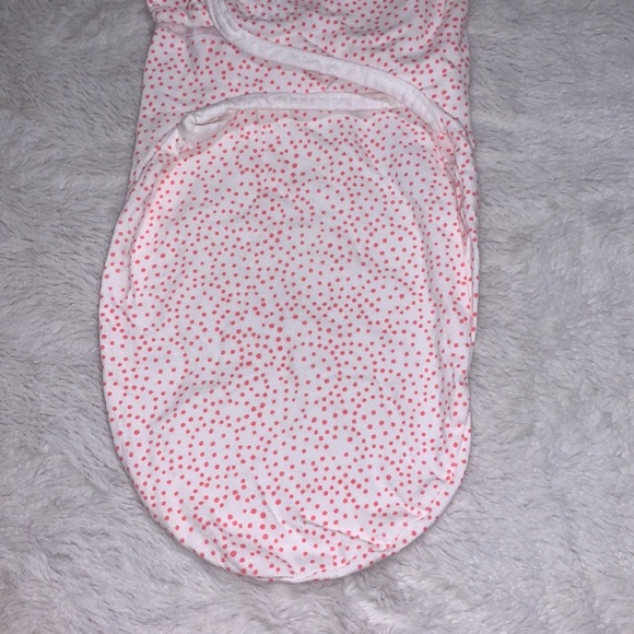 Other 2 For 1 Pink And White Swaddle Blanket Poshmark